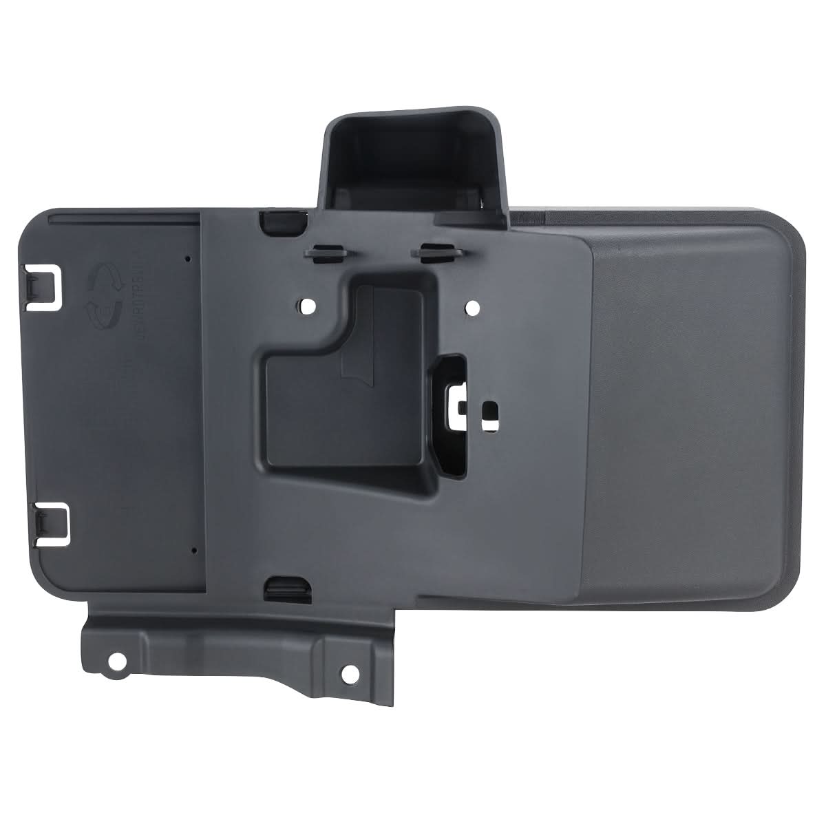 2007-2016 Jeep Wrangler Rear License Plate Mounting Bracket - Black