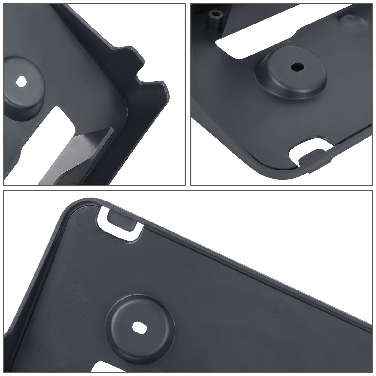 2013-2016 Ford Fusion Front License Plate Mounting Bracket Black