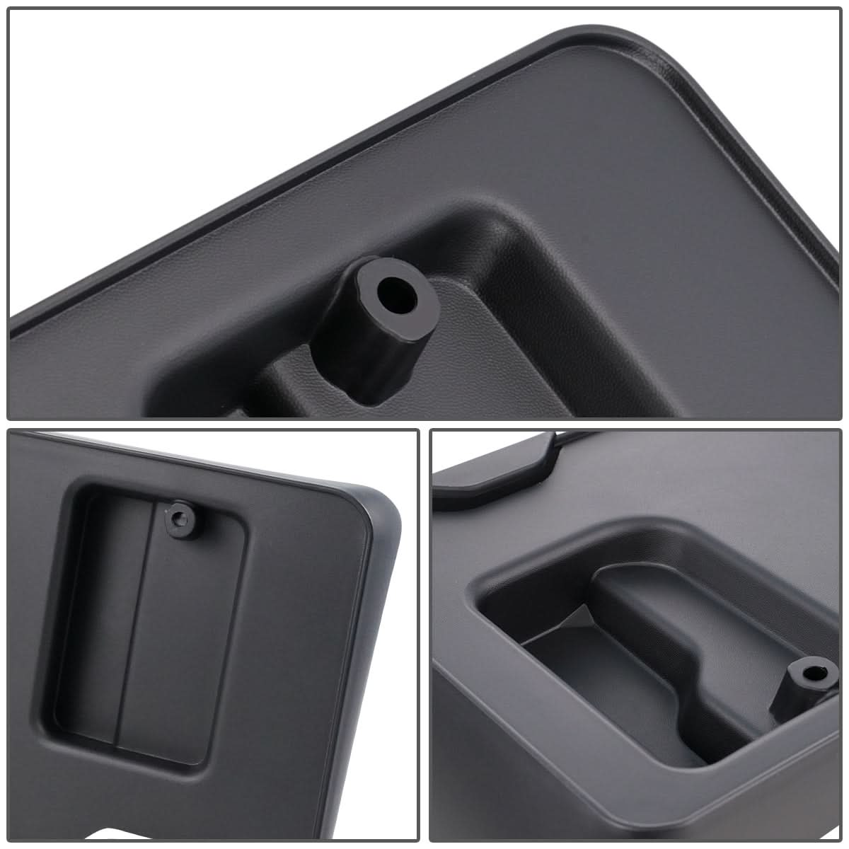 11-14 Ford F-150 Front License Plate Mounting Bracket - Black