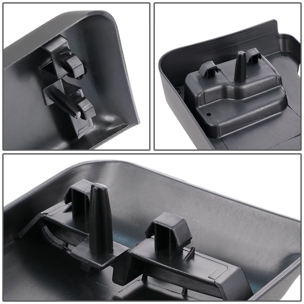 11-14 Ford F-150 Front License Plate Mounting Bracket - Black