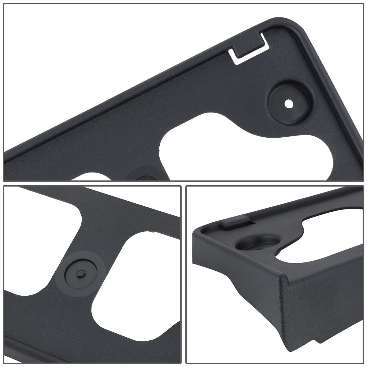 2010-2012 Ford Taurus Front License Plate Mounting Bracket Black