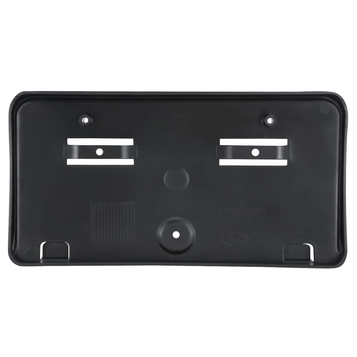 2012-2018 Ford Focus Front License Plate Mounting Bracket Black