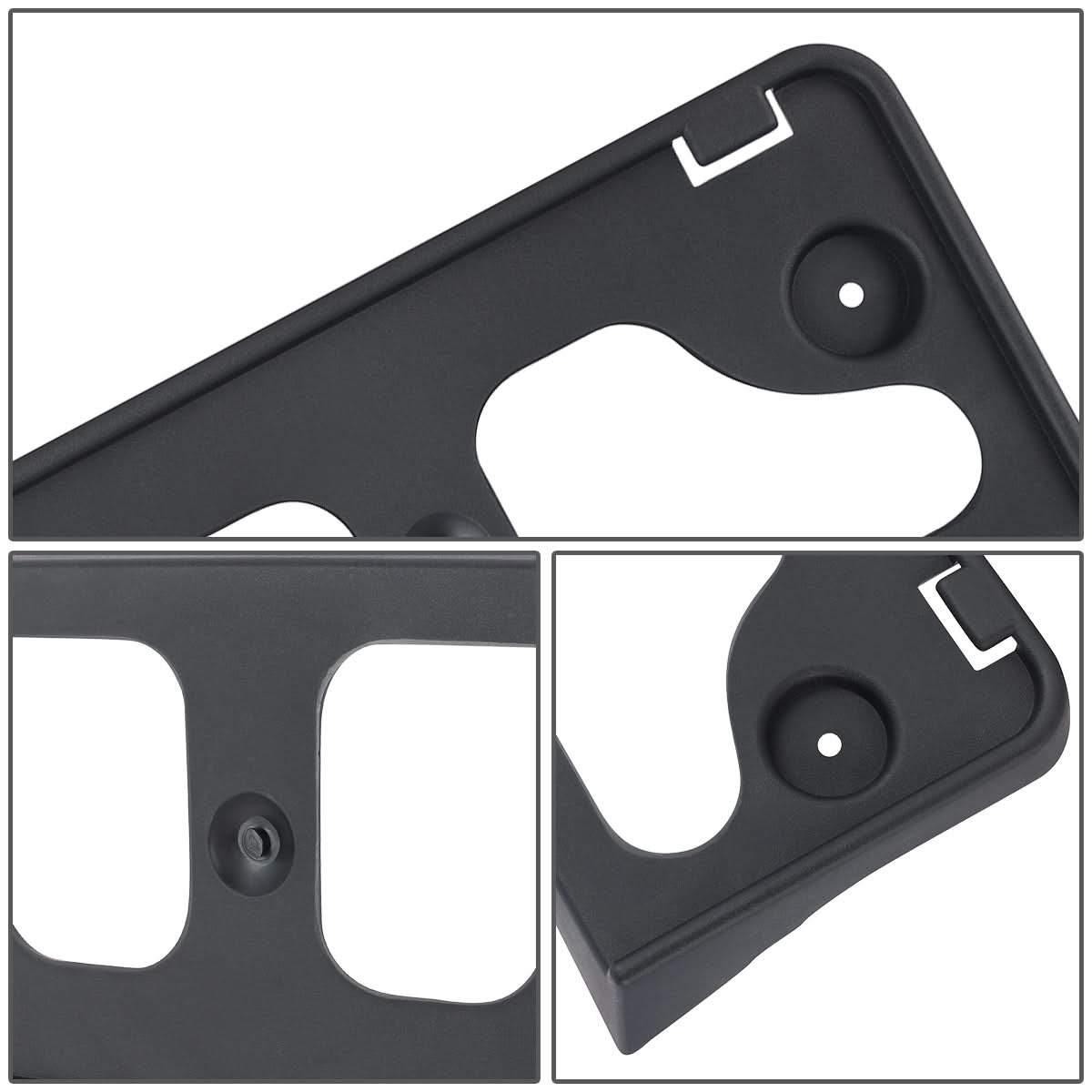13-19 Ford Taurus Front License Plate Mounting Bracket - Black