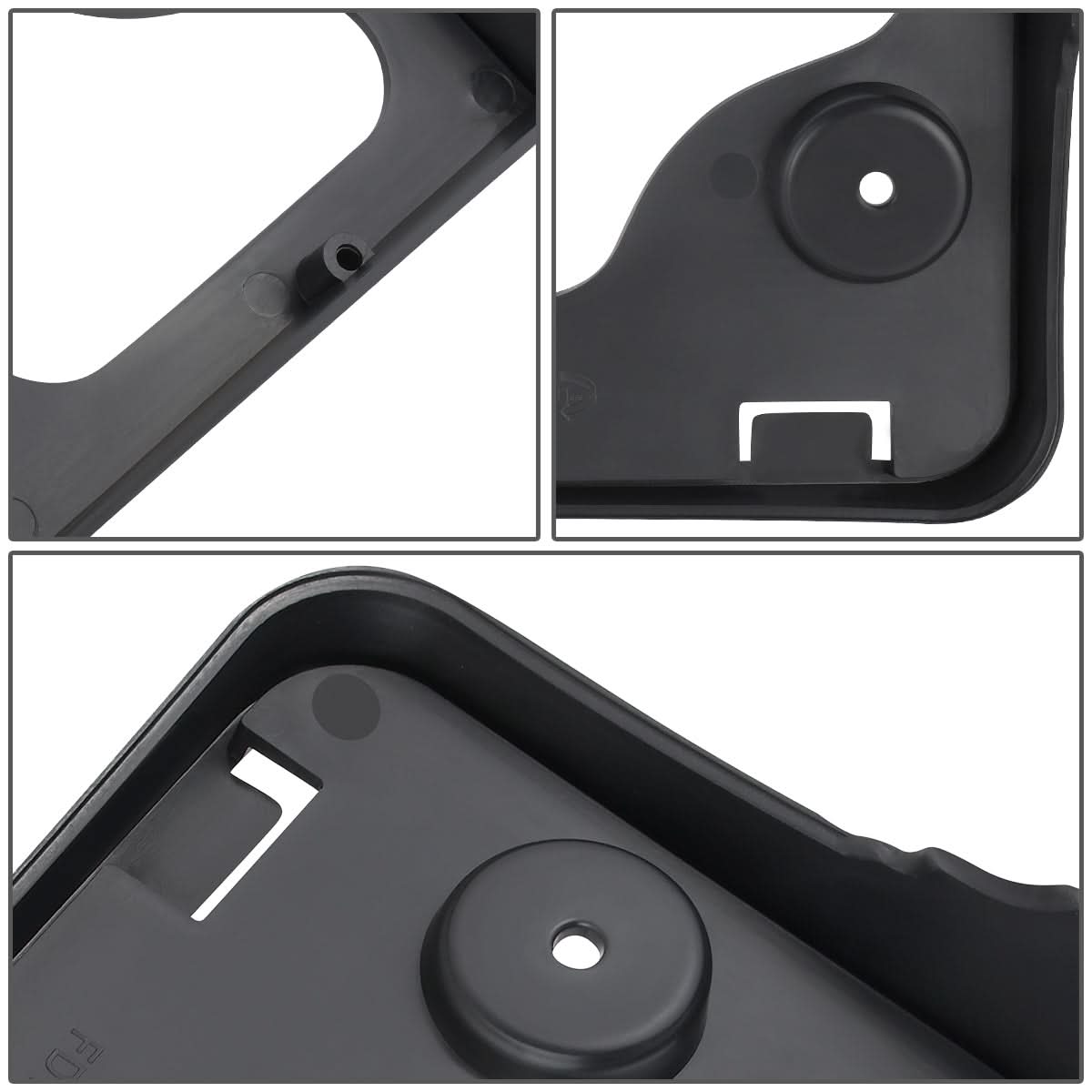 13-19 Ford Taurus Front License Plate Mounting Bracket - Black
