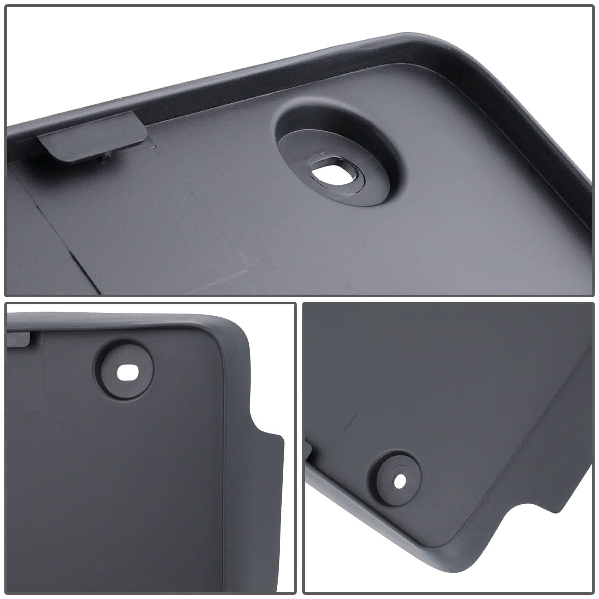 06-16 Chevrolet Impala Front License Plate Mounting Bracket - Black