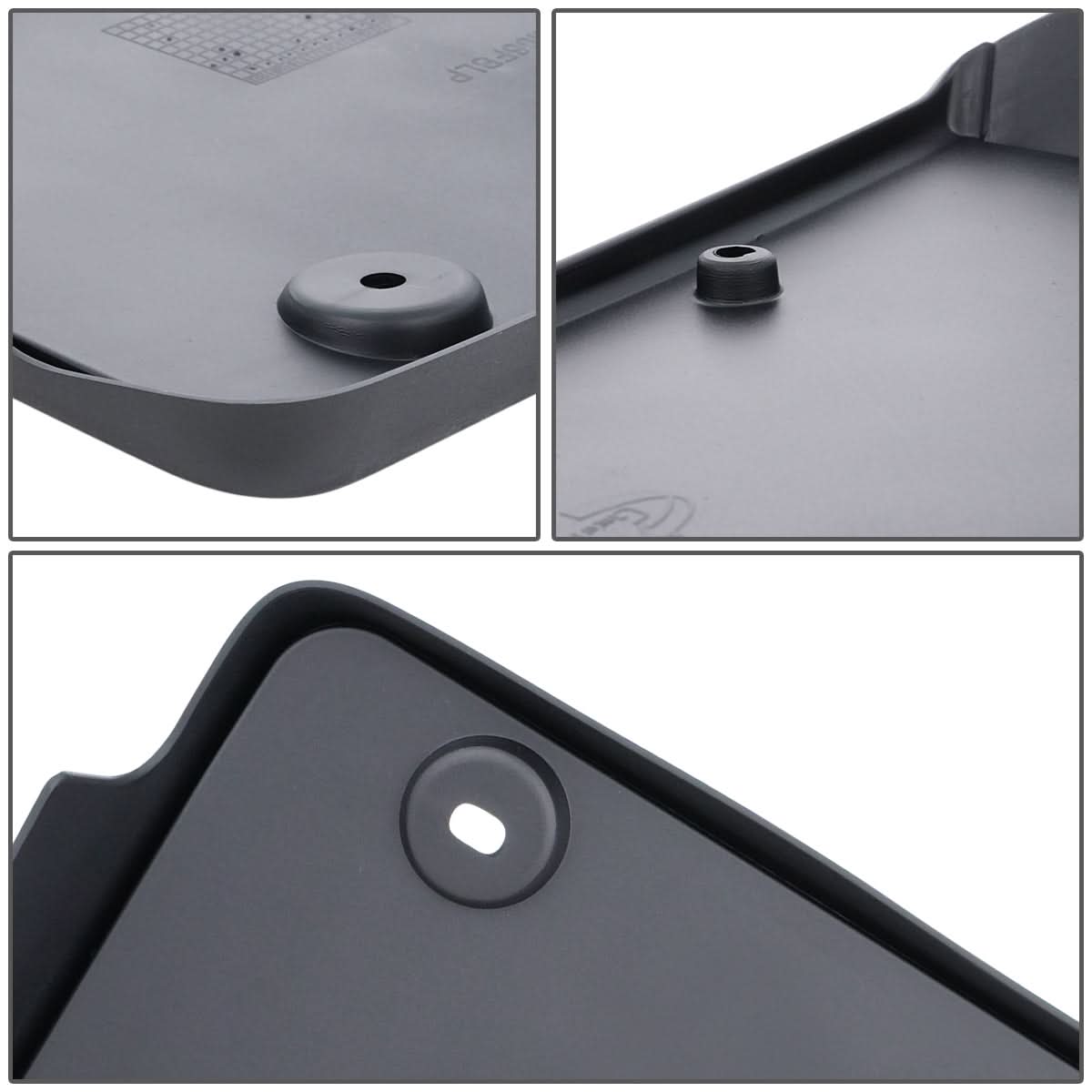 06-16 Chevrolet Impala Front License Plate Mounting Bracket - Black