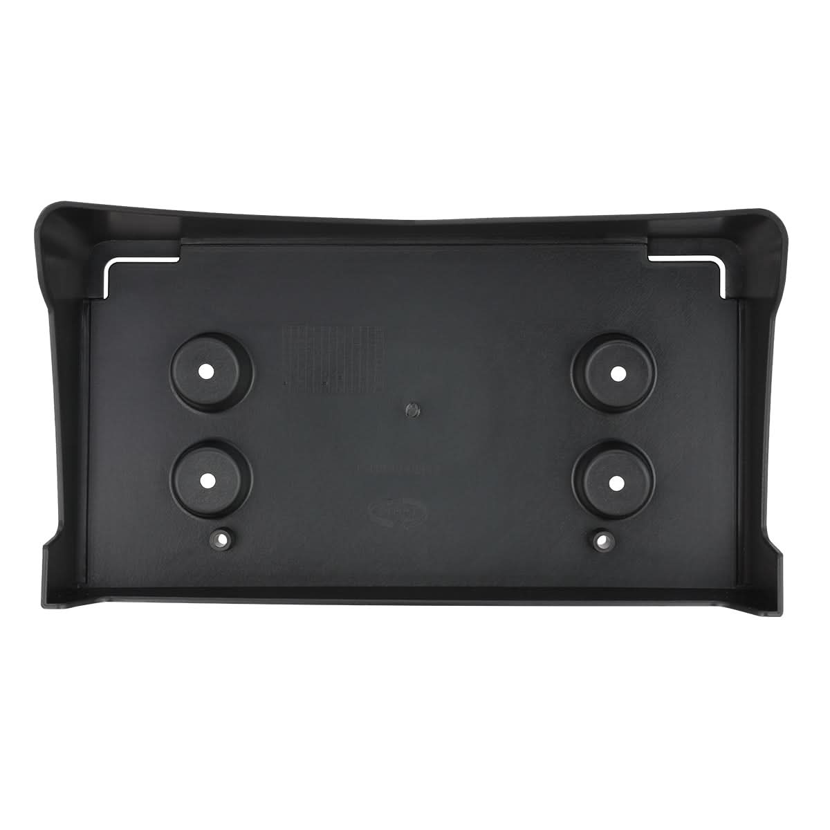 10-16 Cadillac SRX Front License Plate Mounting Bracket - Black