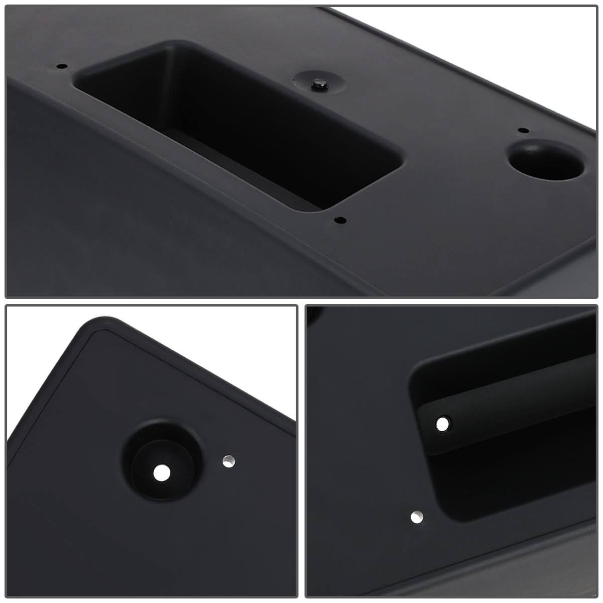 2015-2020 GMC Canyon Front License Plate Mounting Bracket - Black