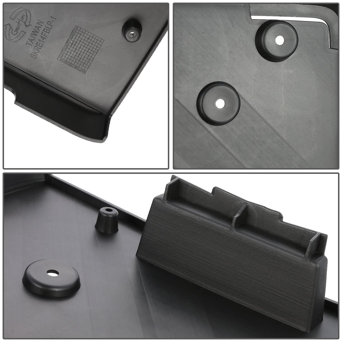 2014-2017 Buick Regal Front License Plate Mounting Bracket - Black