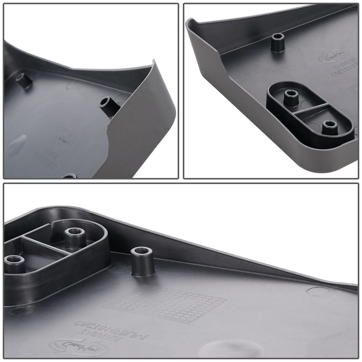 14-16 Cadillac CTS Front License Plate Mounting Bracket - Black