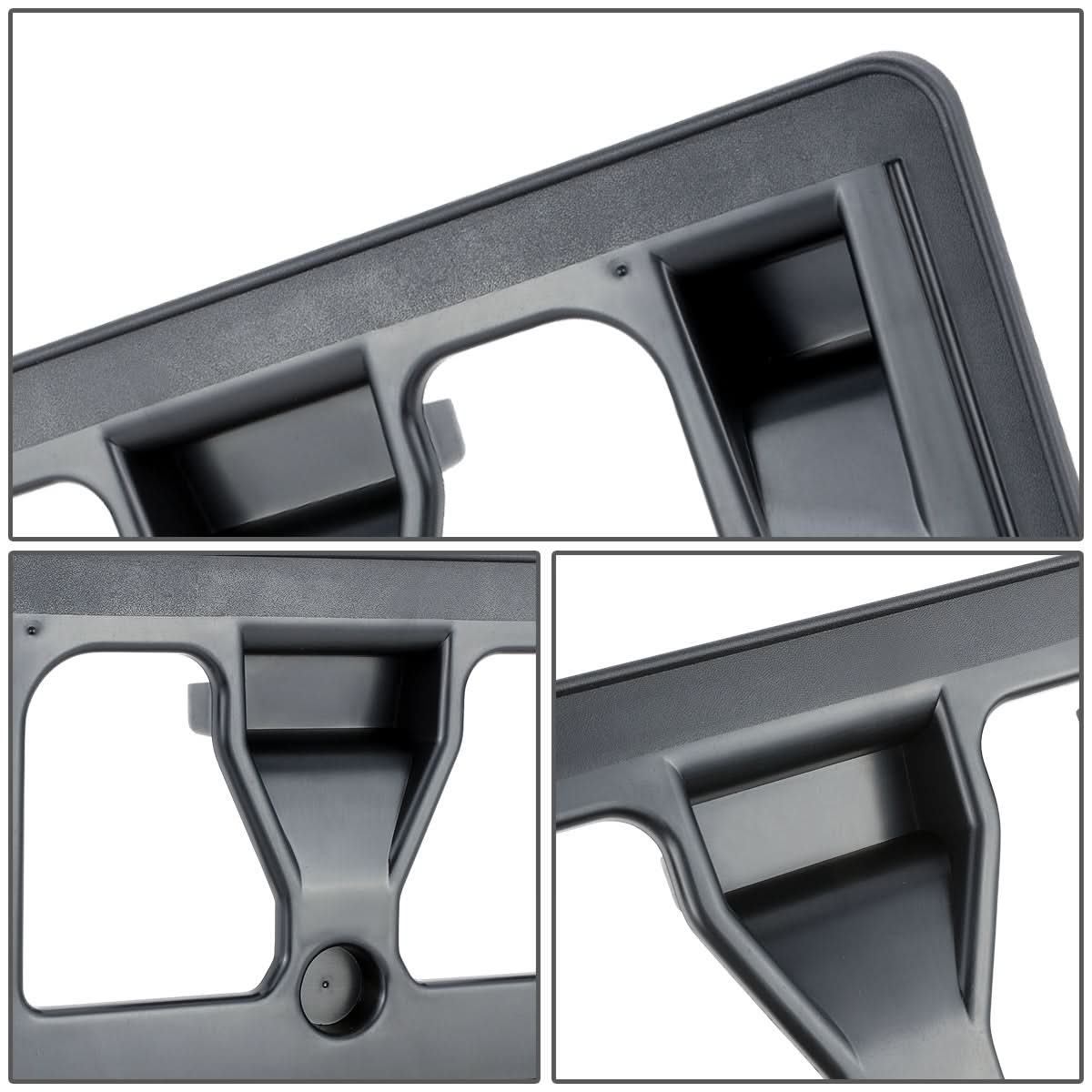 09-14 Honda Fit Front License Plate Mounting Bracket - Black
