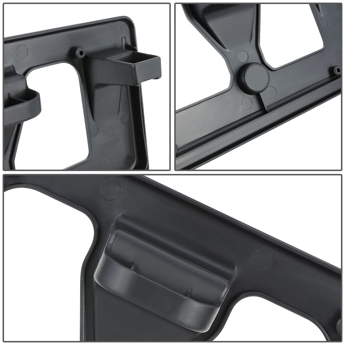 09-14 Honda Fit Front License Plate Mounting Bracket - Black
