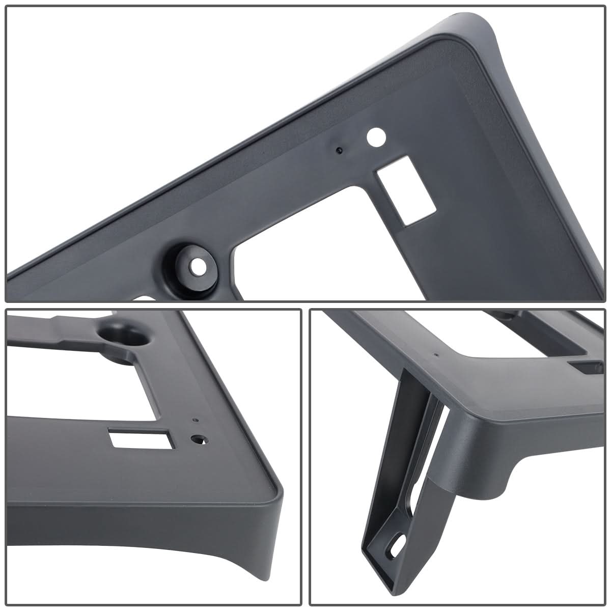 04-05 Honda Civic License Plate Mounting Bracket Front Black