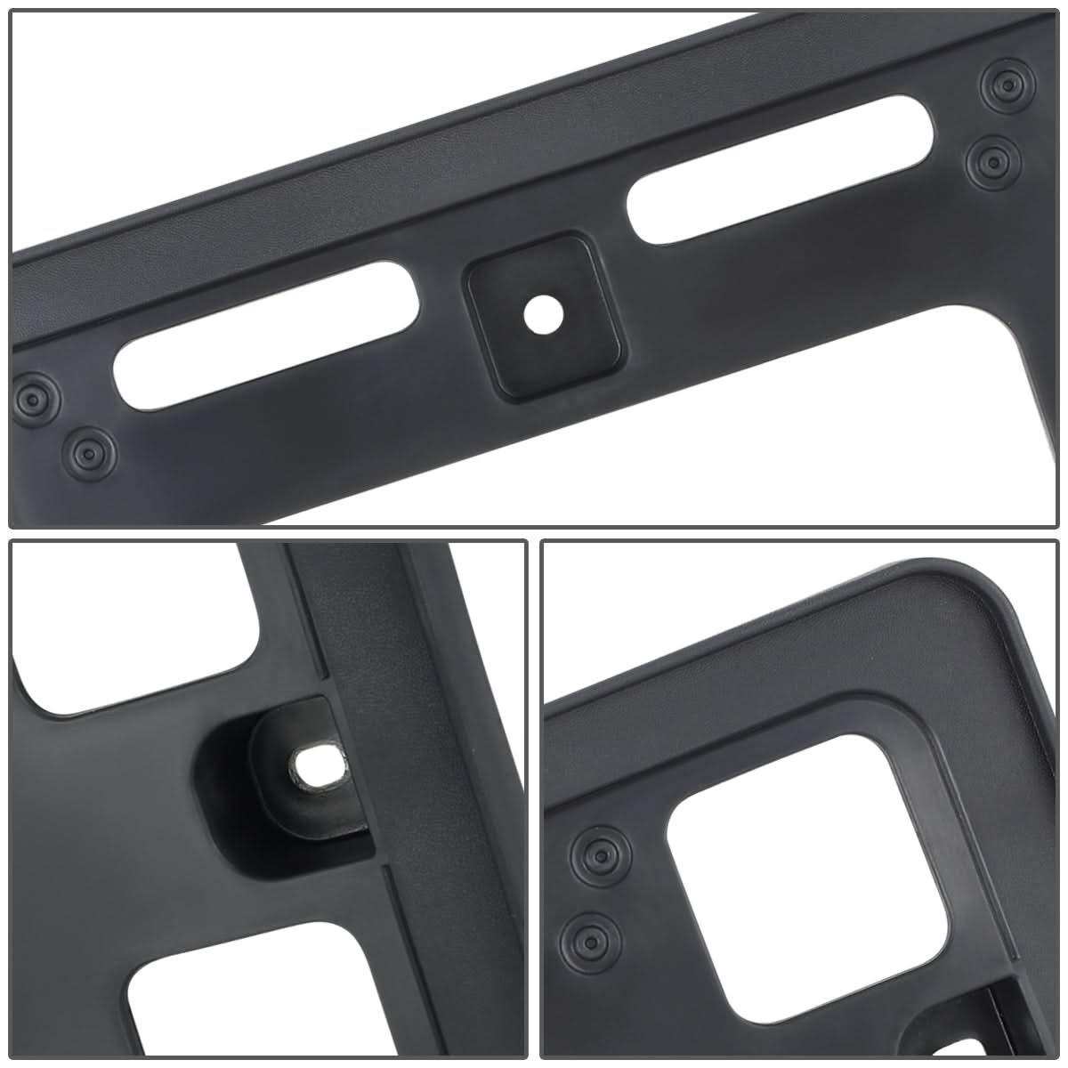 11-17 Honda Odyssey Front License Plate Mounting Bracket - Black