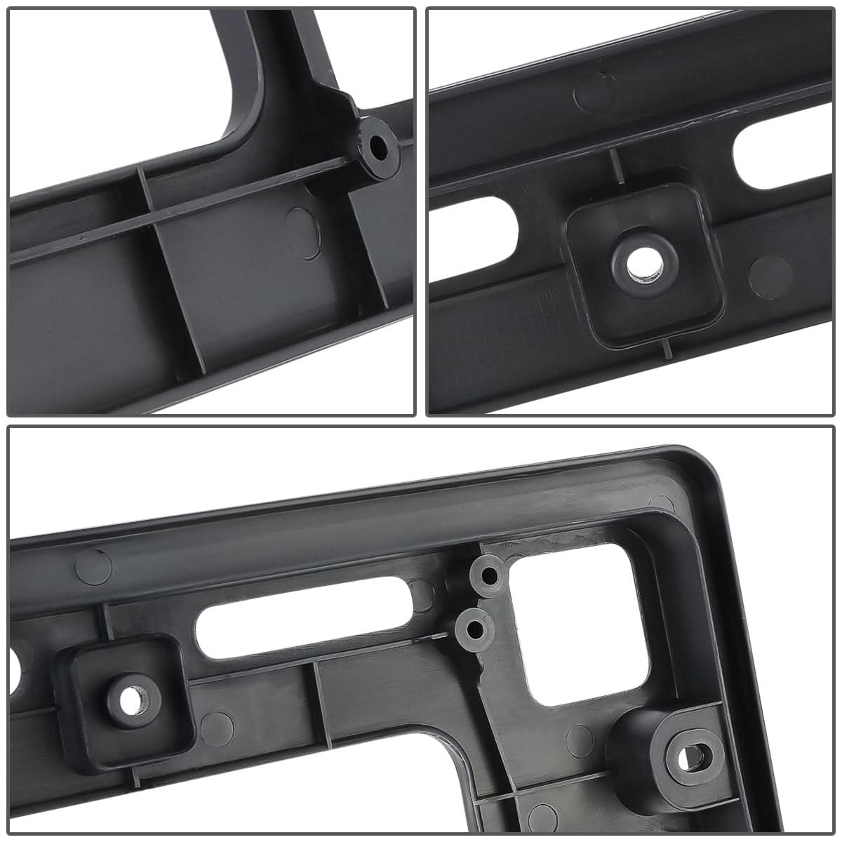 11-17 Honda Odyssey Front License Plate Mounting Bracket - Black