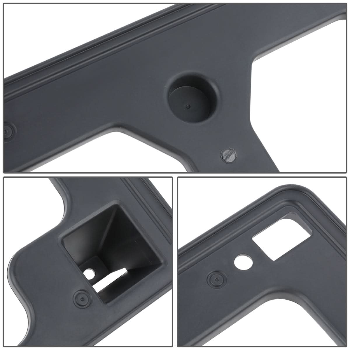 2015-2017 Honda Fit Front License Plate Mounting Bracket - Black