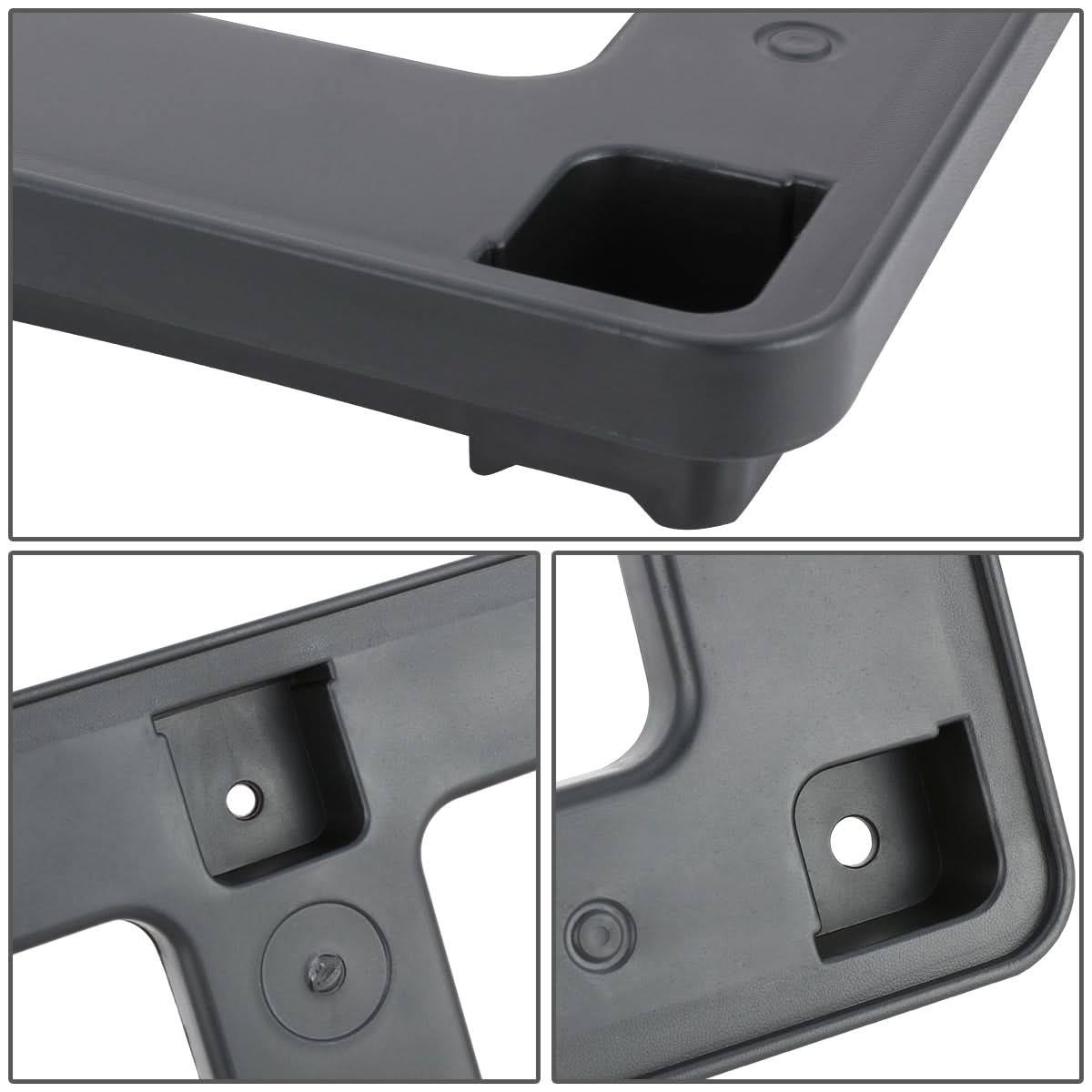 2016-2018 Honda HR-V Front License Plate Mounting Bracket - Black
