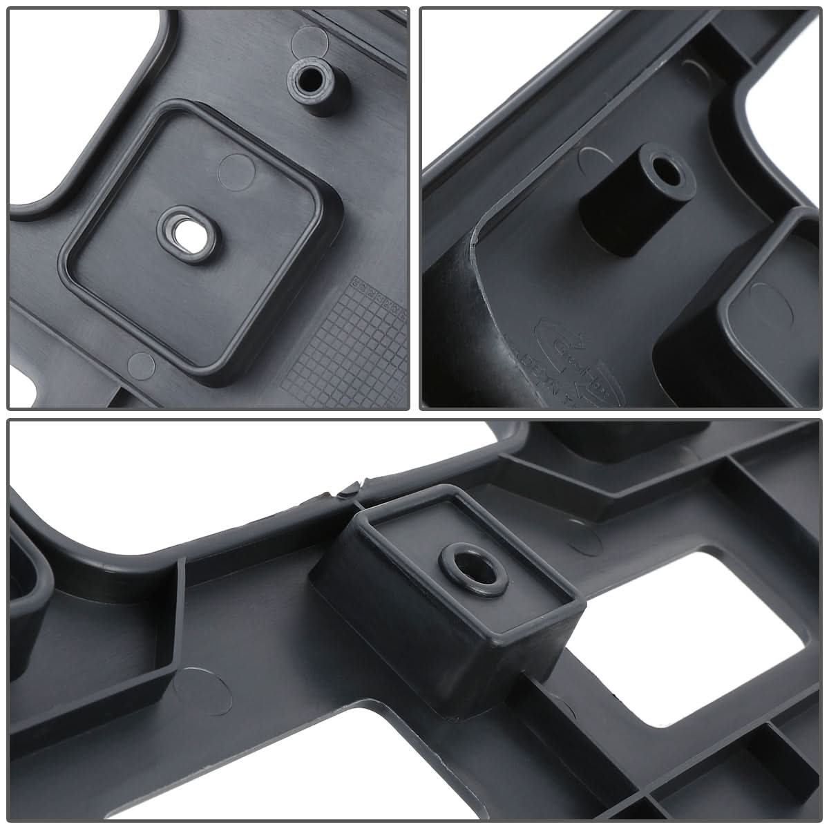 2016-2018 Honda Civic Front License Plate Mounting Bracket - Black