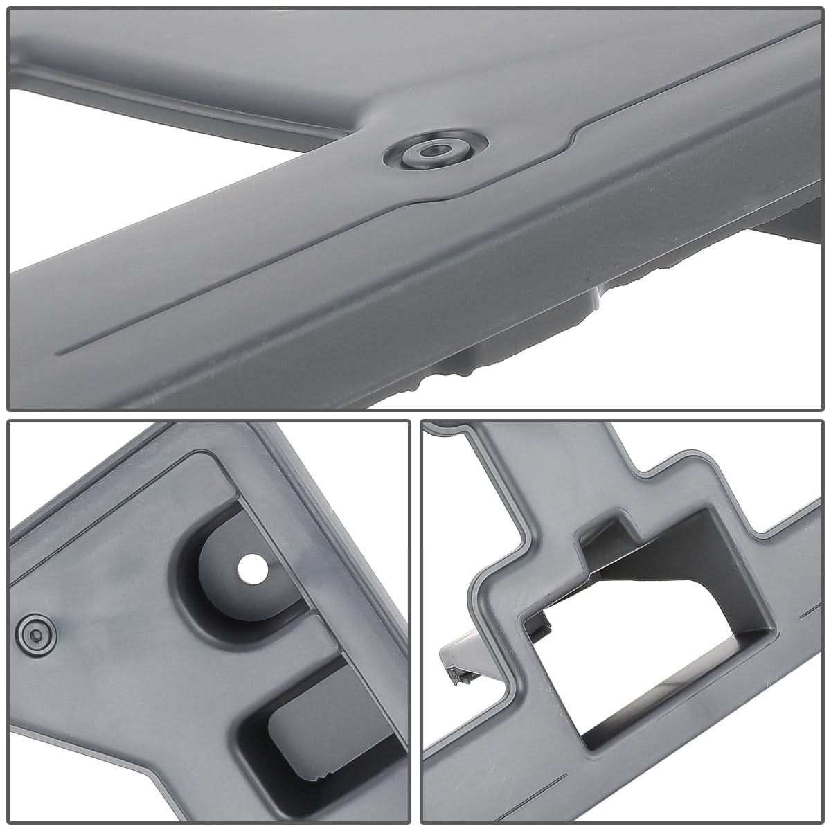 2016-2017 Honda Accord Front License Plate Mounting Bracket - Black
