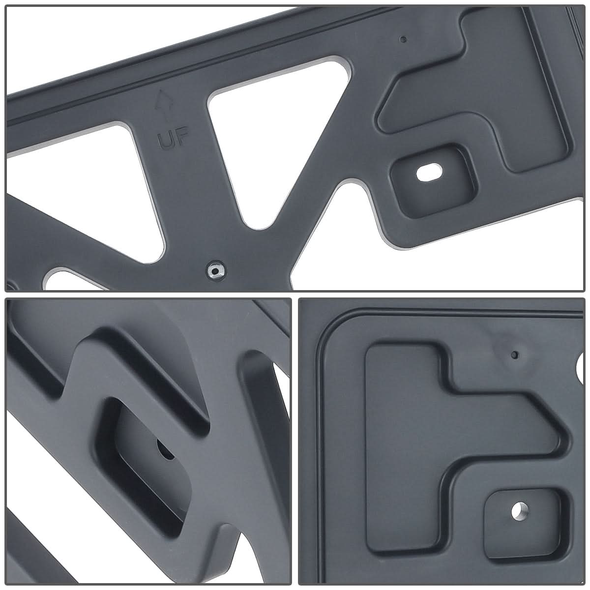 2017-2021 Honda Civic Front License Plate Mounting Bracket Black