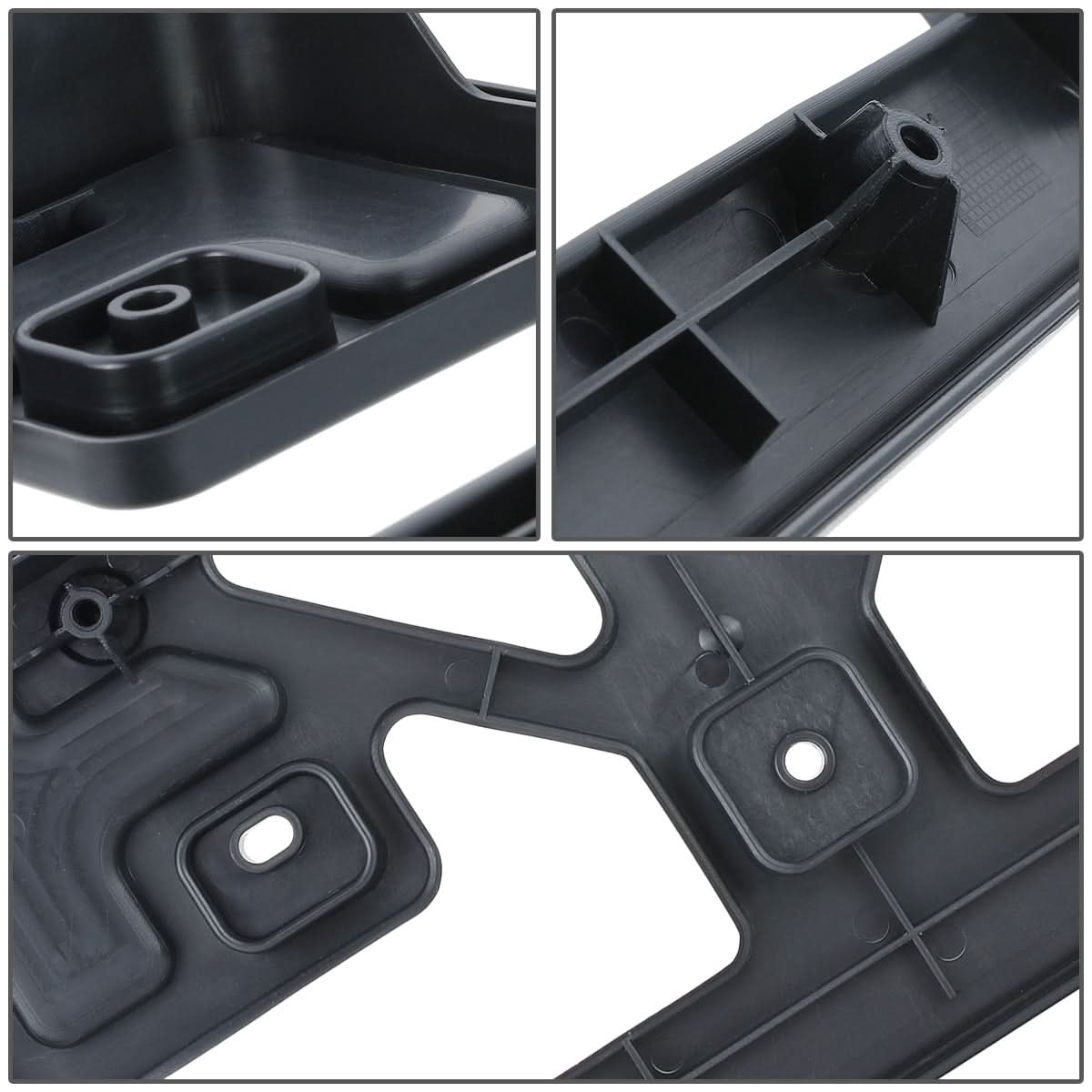 2017-2021 Honda Civic Front License Plate Mounting Bracket Black