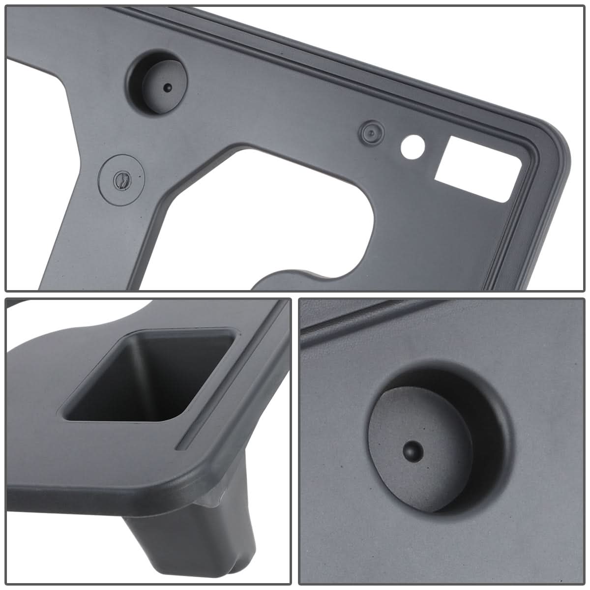 2018-2020 Honda Fit Front License Plate Mounting Bracket - Black