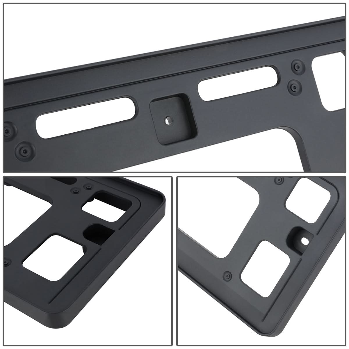 2016-2018 Honda Pilot Front License Plate Mounting Bracket - Black