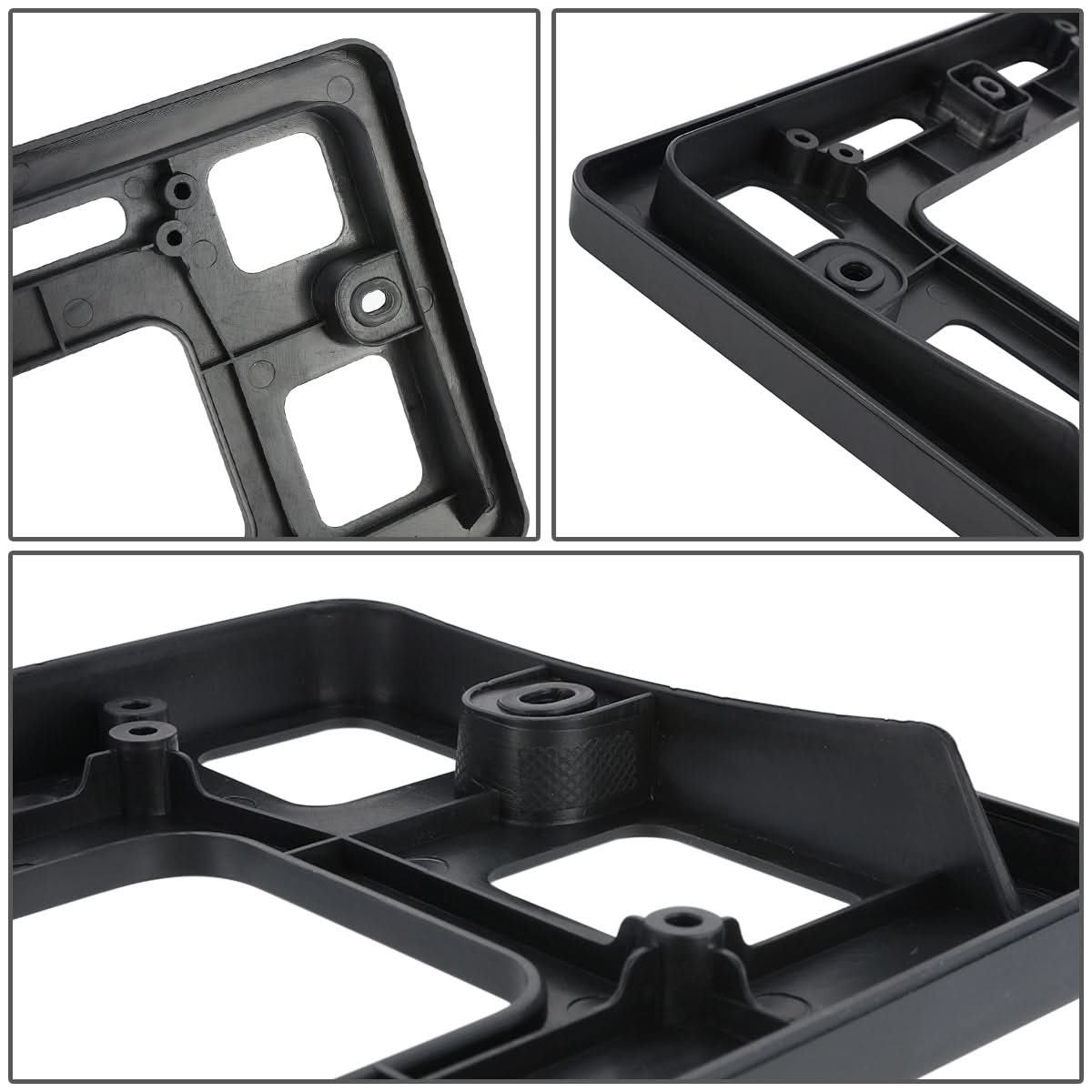 2016-2018 Honda Pilot Front License Plate Mounting Bracket - Black