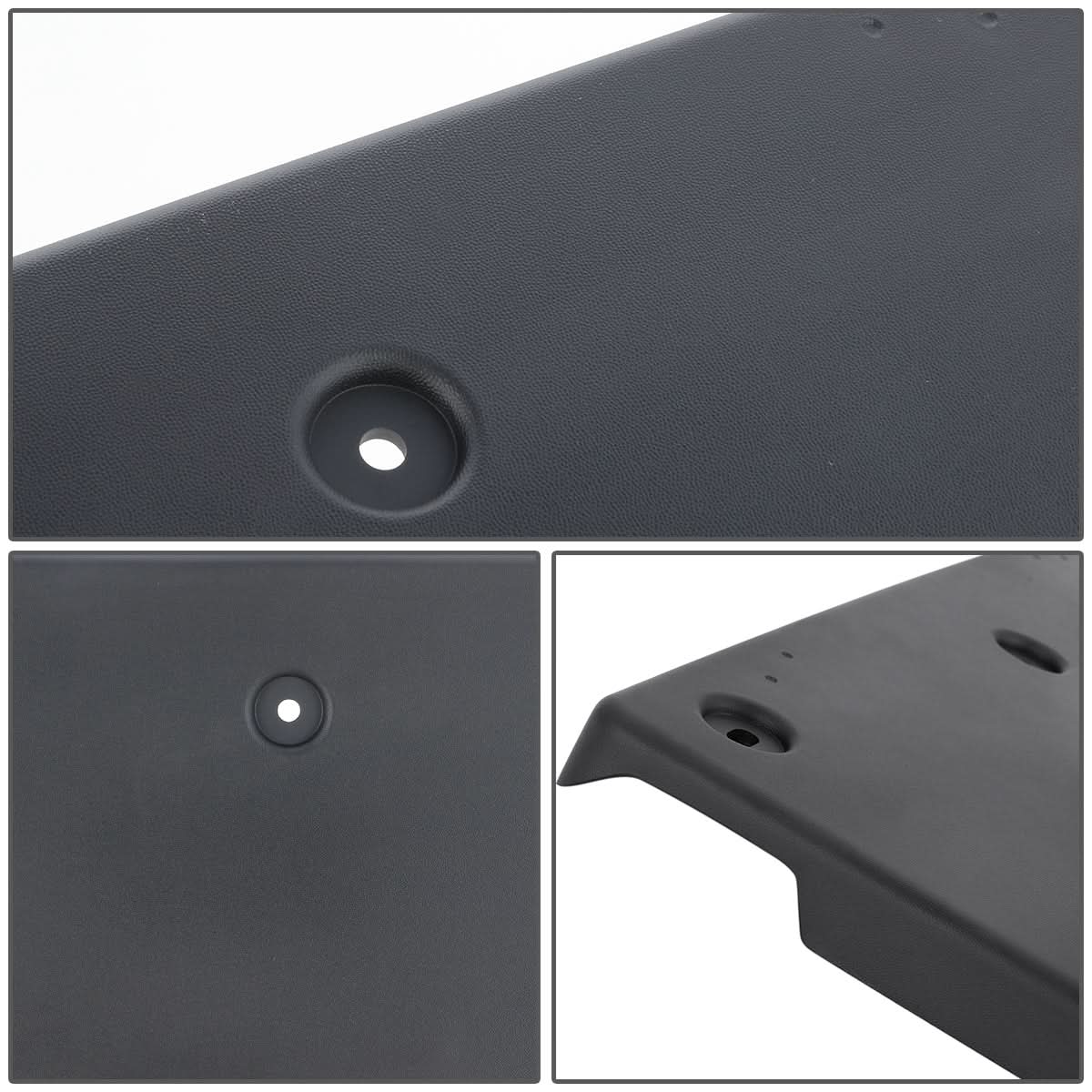 2019-2021 Hyundai Tucson Front License Plate Mounting Bracket Black
