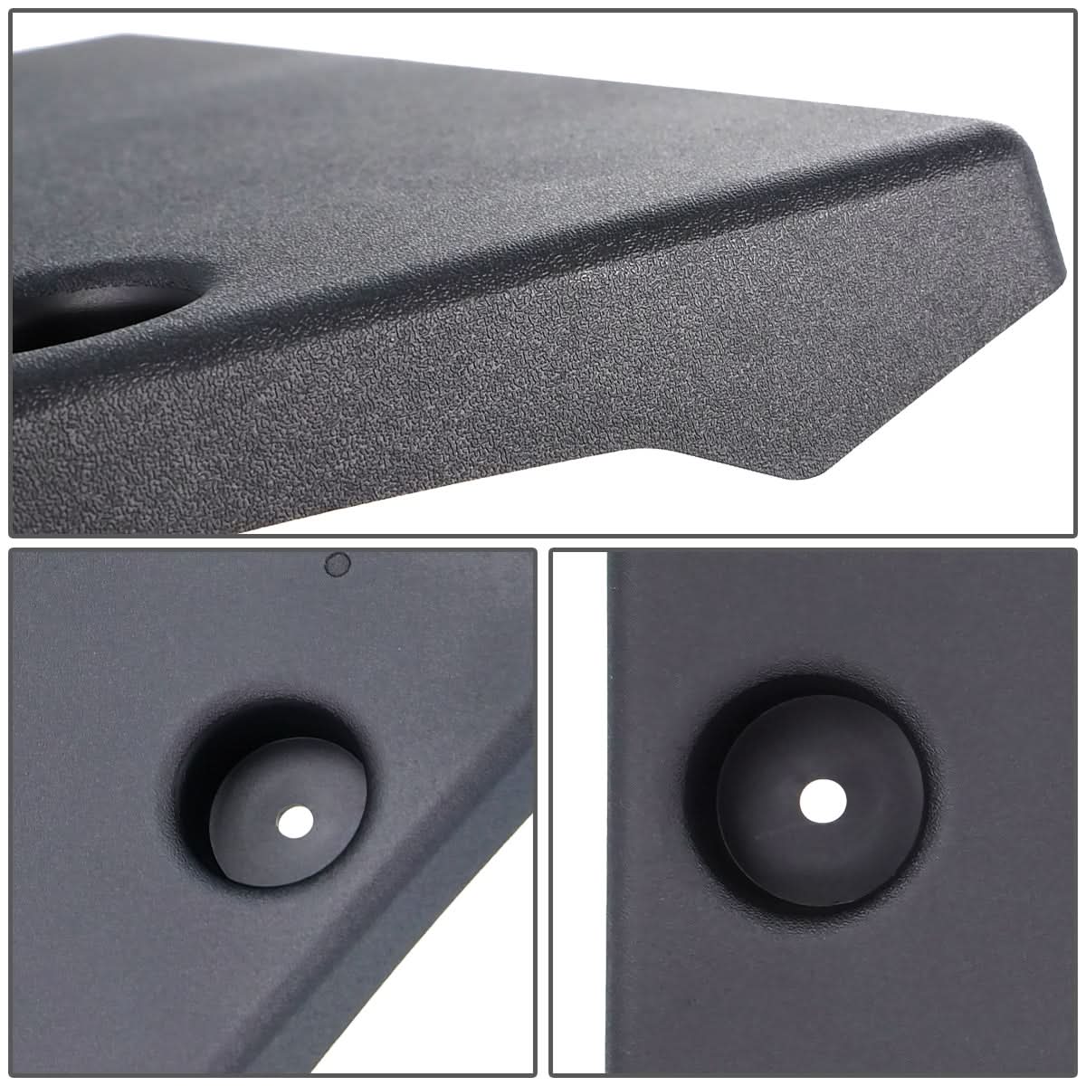 2020-2021 Hyundai Palisade Front License Plate Mounting Bracket - Black
