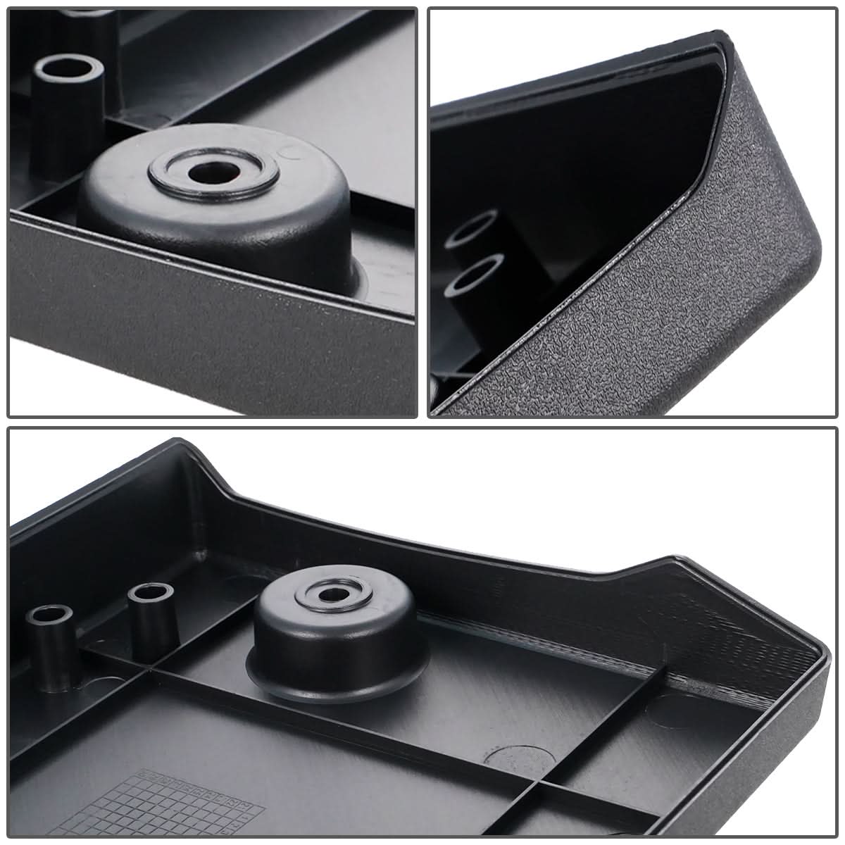 2020-2021 Hyundai Palisade Front License Plate Mounting Bracket - Black