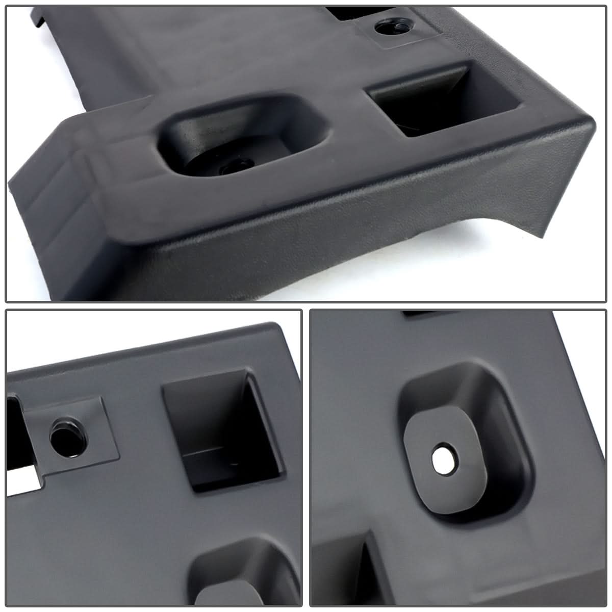 14-17 Infiniti Q50 Front License Plate Mounting Bracket - Black