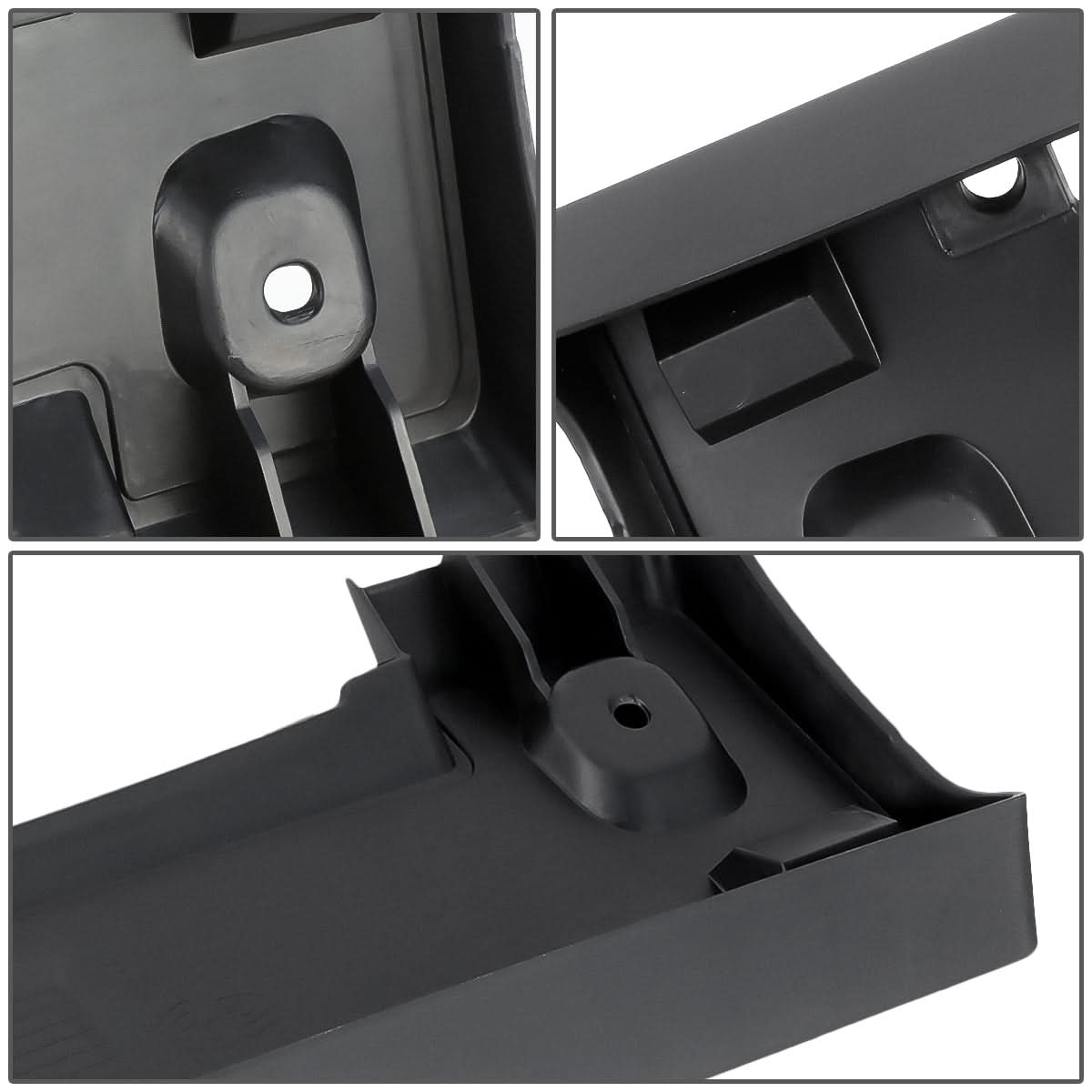14-17 Infiniti Q50 Front License Plate Mounting Bracket - Black