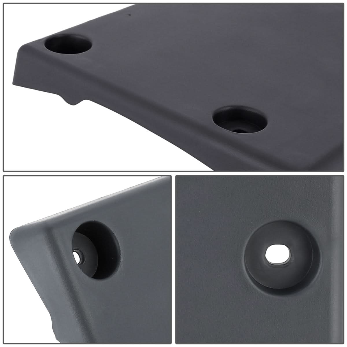 2016-2018 Kia Sorento Front License Plate Mounting Bracket Black