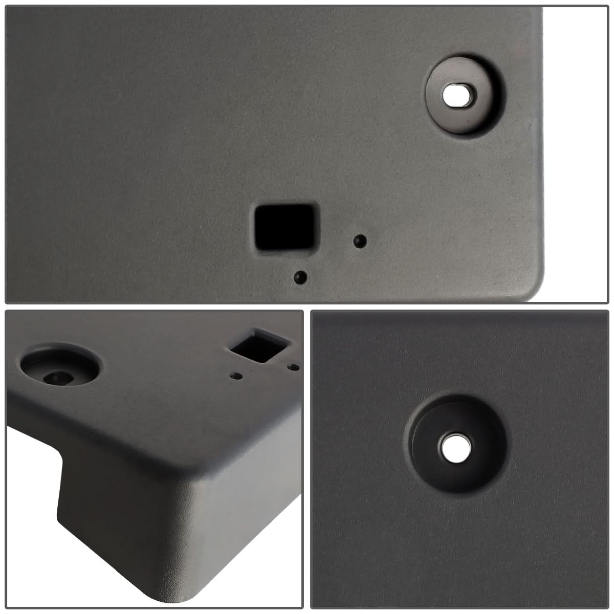 2020-2021 Kia Telluride Front License Plate Mounting Bracket - Black