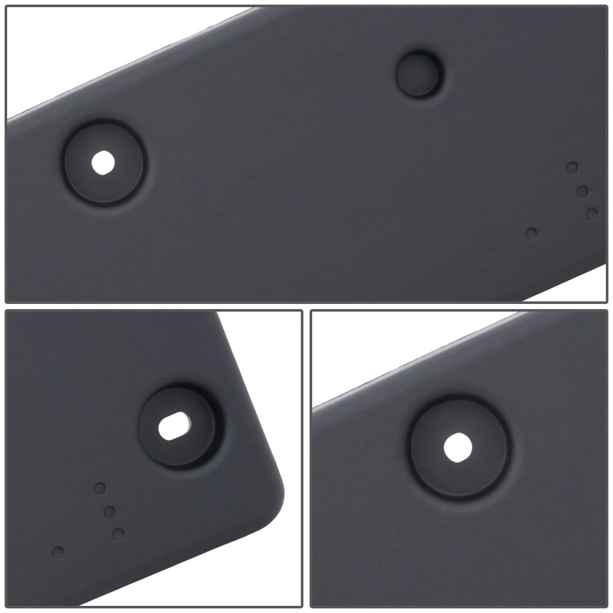 2019-2021 Kia Sedona Front License Plate Mounting Bracket Black