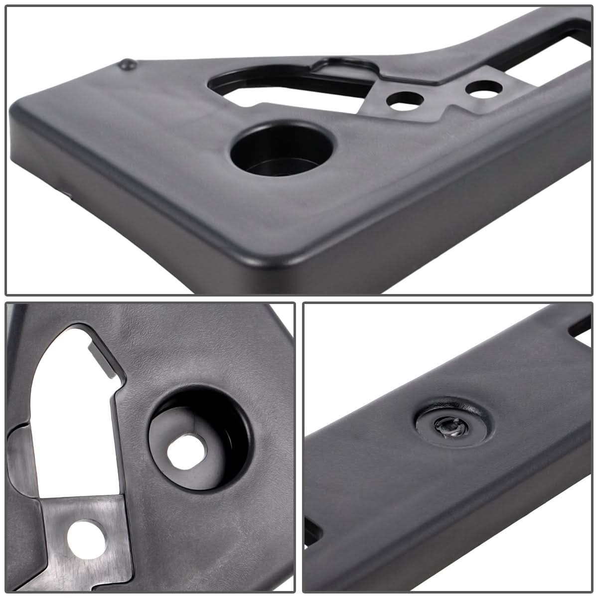 06-10 Lexus IS250/IS350 Front License Plate Mounting Bracket Black