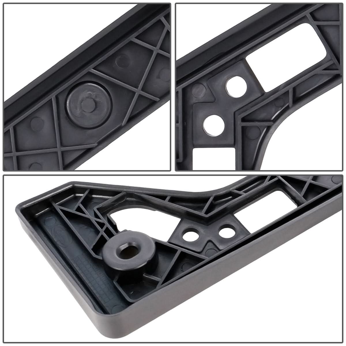 06-10 Lexus IS250/IS350 Front License Plate Mounting Bracket Black