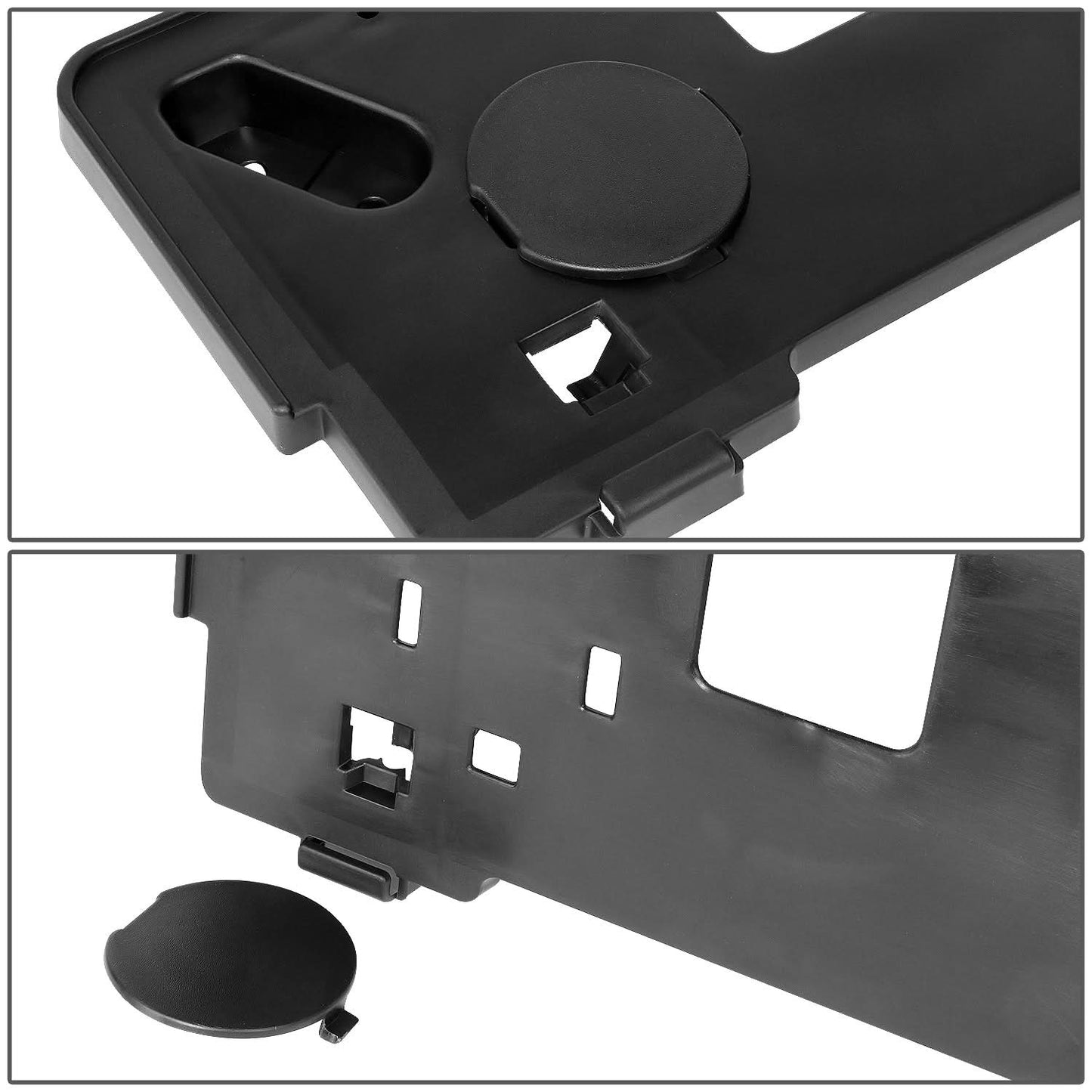 2012-2013 Mazda 3 Front License Plate Mounting Bracket Black