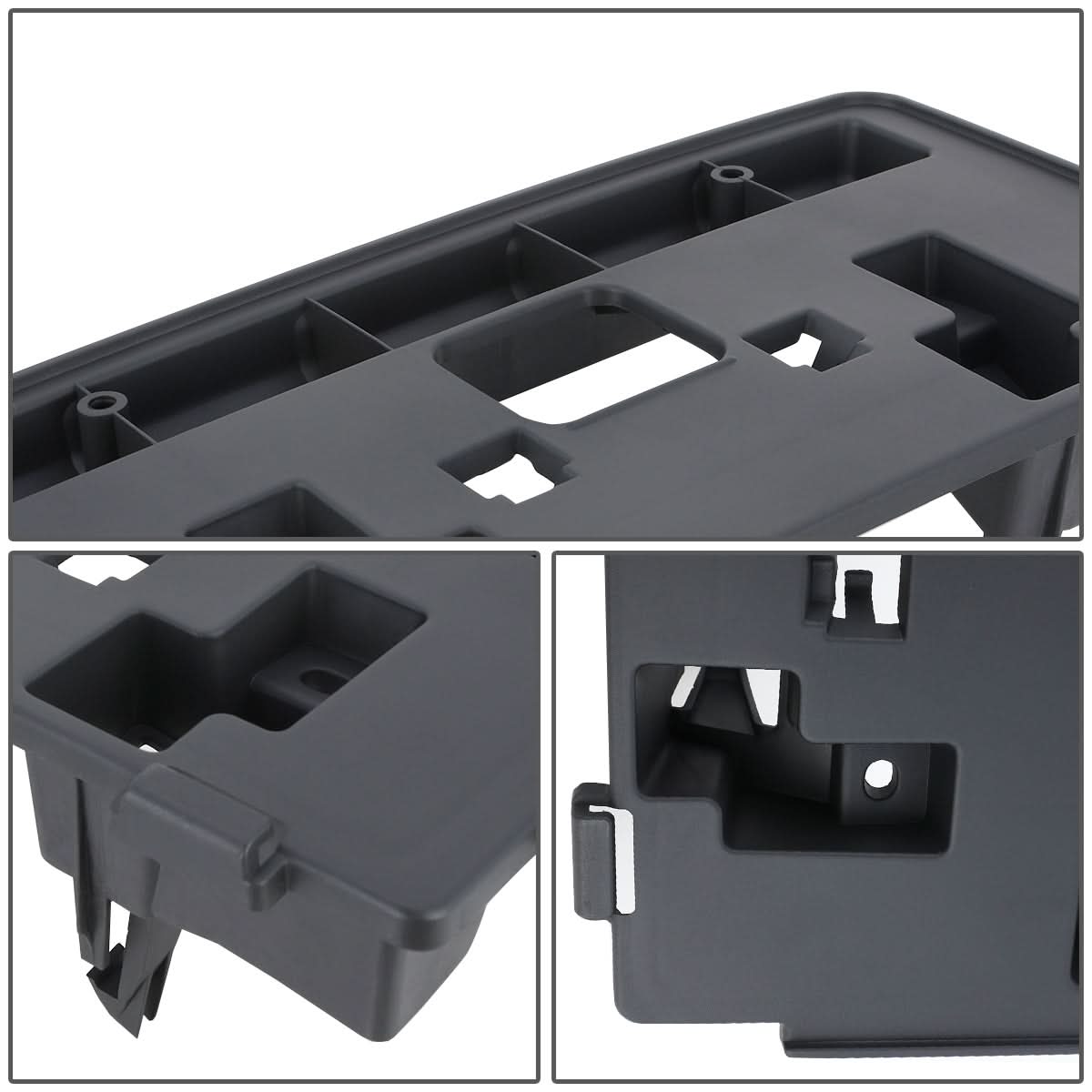 2018-2021 Mazda 6 Front License Plate Mounting Bracket - Black