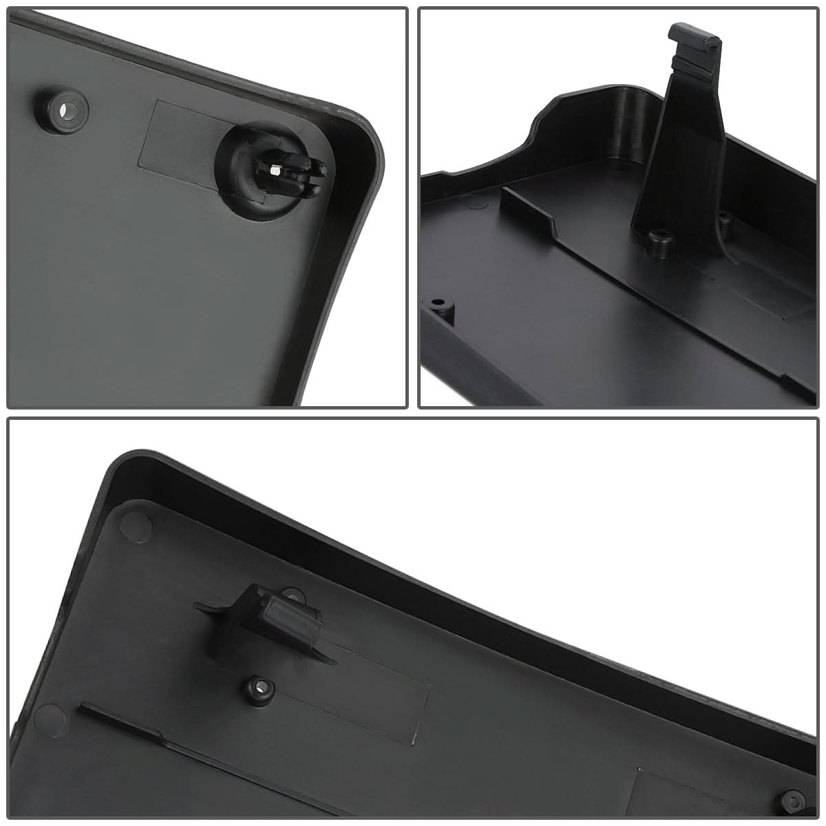 08-11 Mercedes C-Class Front License Plate Mounting Bracket - Black