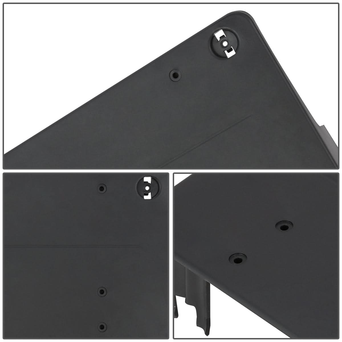 2014-2016 Mercedes CLA250 Front License Plate Mounting Bracket Black