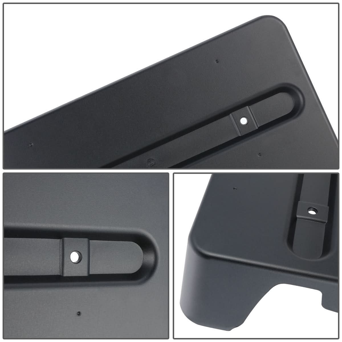 13-18 Mercedes G63 AMG Front License Plate Mounting Bracket - Black