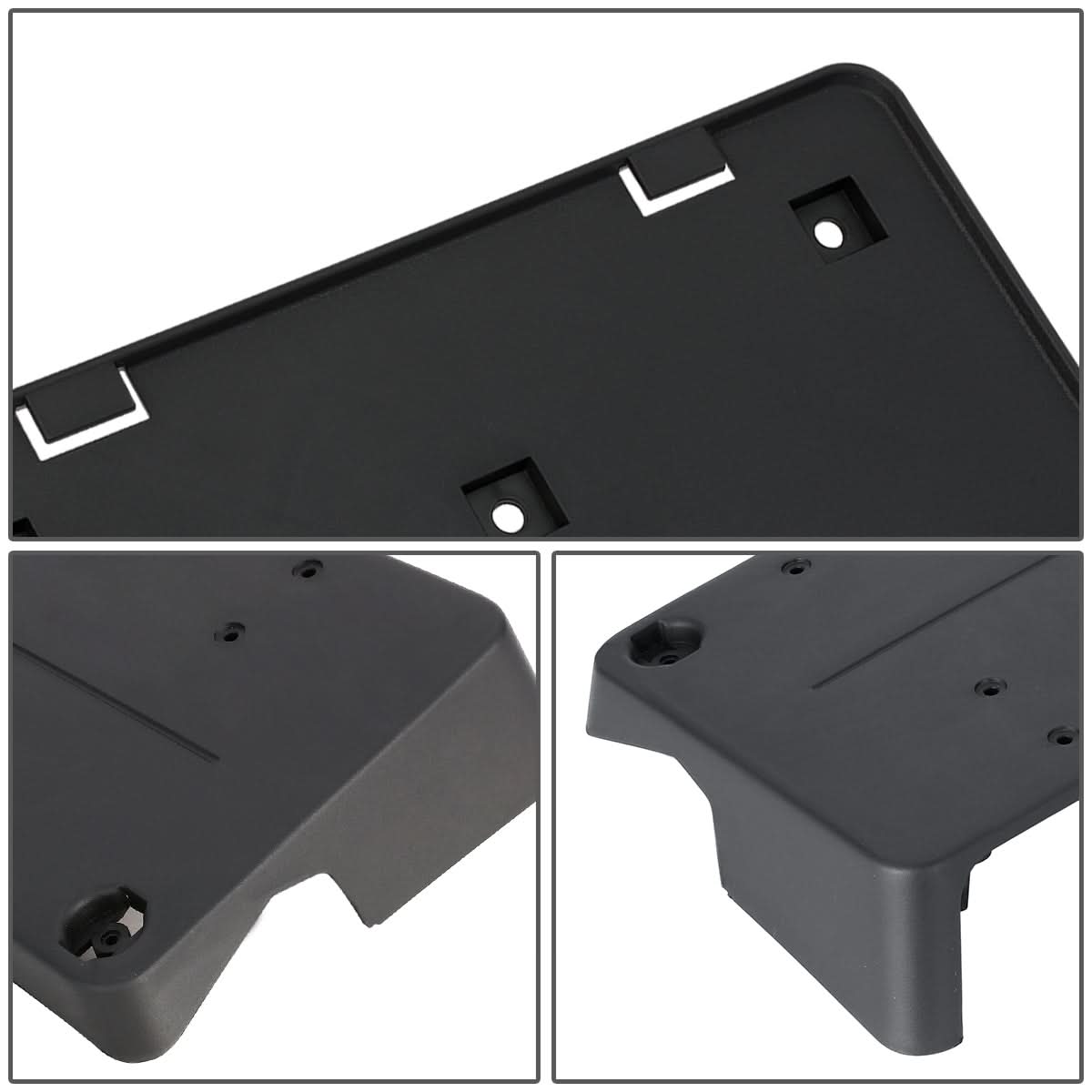 2015-2017 Mercedes GLA250 Front License Plate Mounting Bracket Black