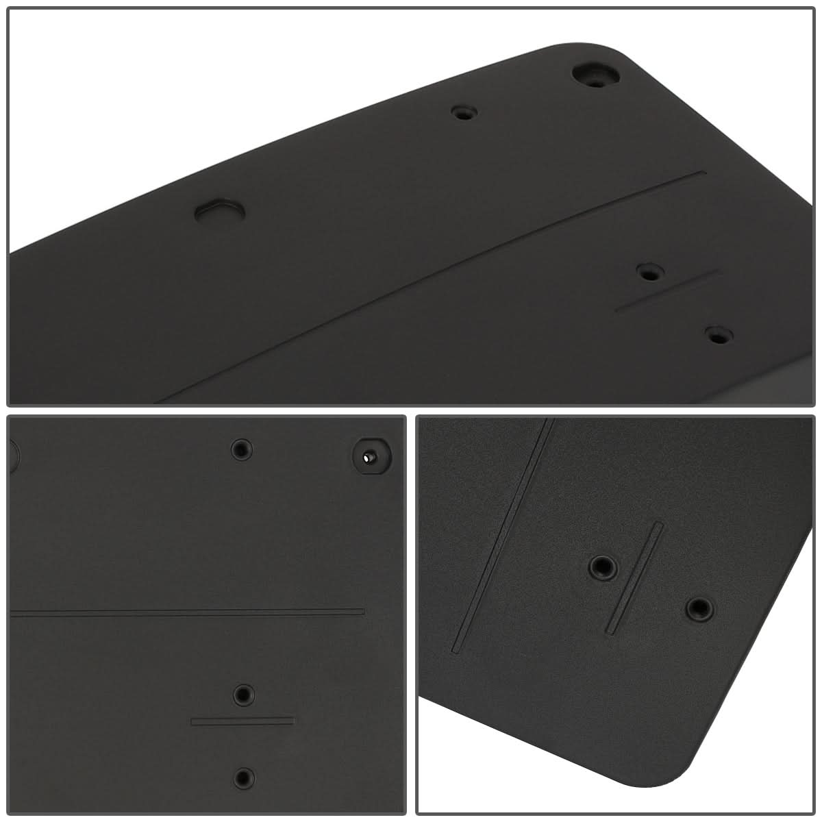 12-15 Mercedes C250/C300/C350 Front License Plate Mounting Bracket - Black