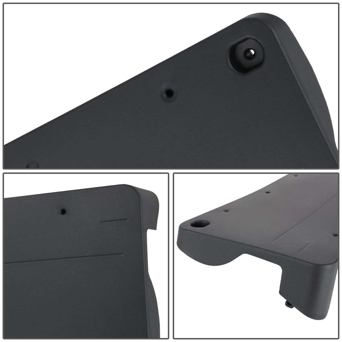 2016-2019 Mercedes GLC300 Front License Plate Mounting Bracket - Black
