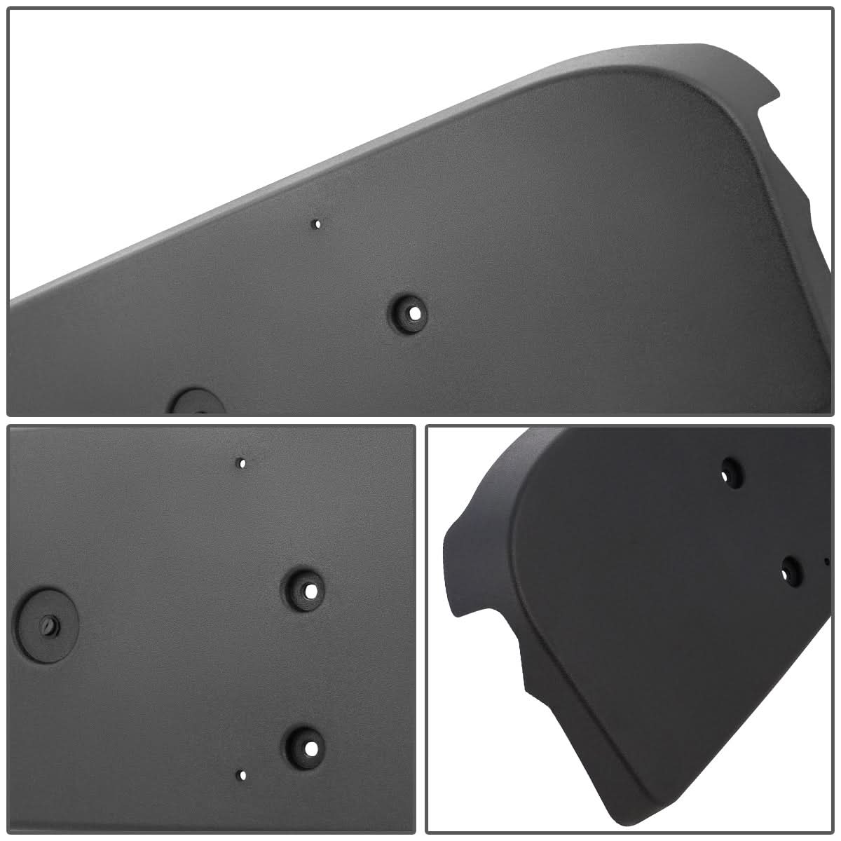16-20 Mercedes Metris Front License Plate Mounting Bracket - Black