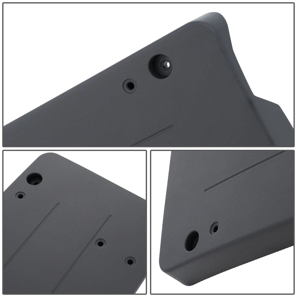 17-19 Mercedes GLS450 Front License Plate Mounting Bracket - Black