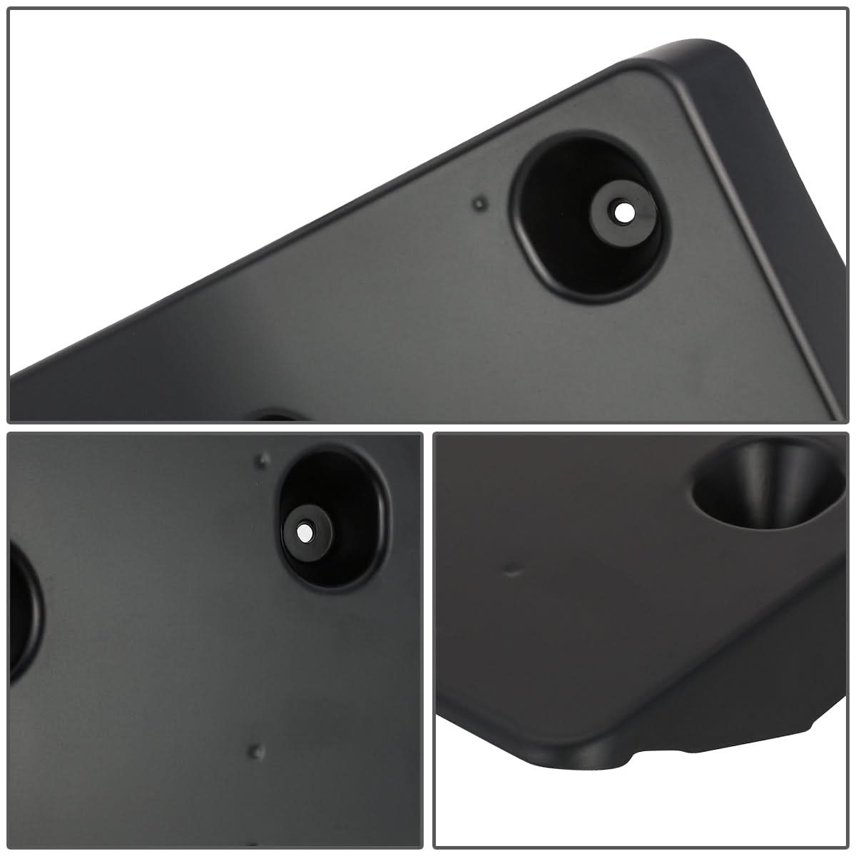 16-18 Mercedes CLS63 AMG S Front License Plate Mounting Bracket - Black