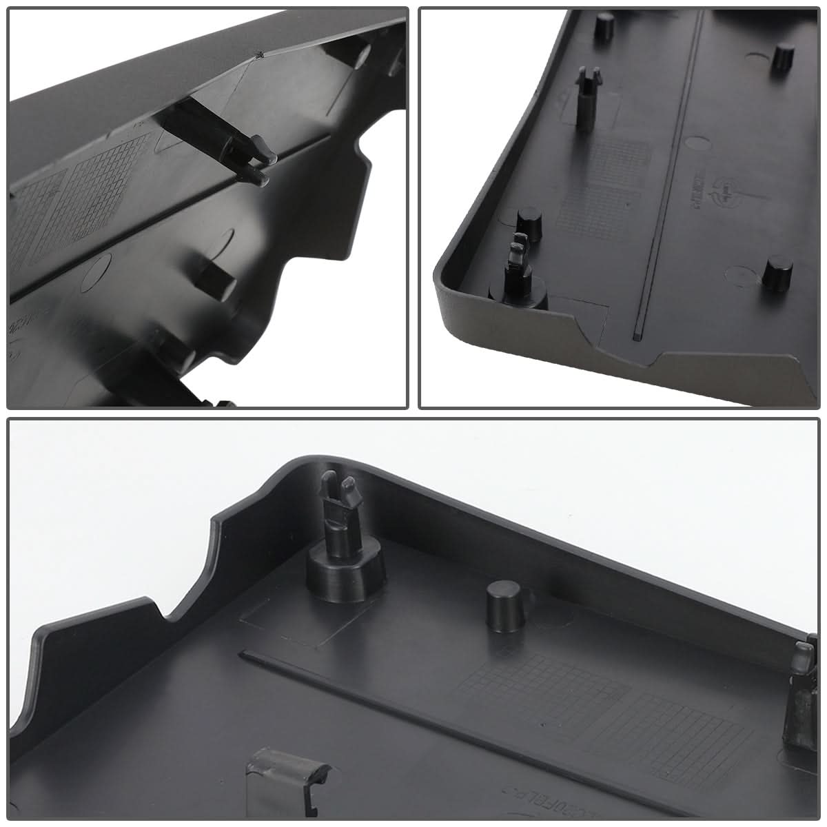 2020-2021 Mercedes GLC300 Front License Plate Mounting Bracket Black